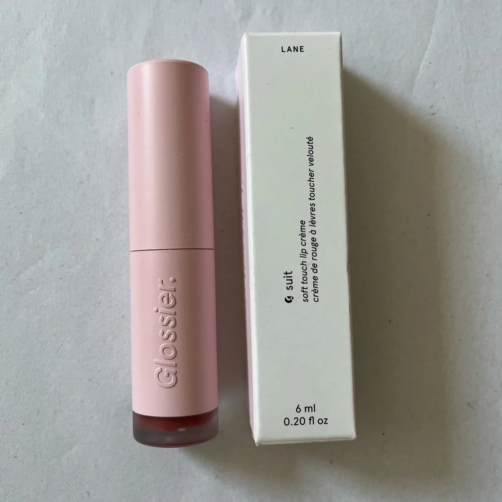 Glossier G Suit Soft touch lip crème color LANE NIB